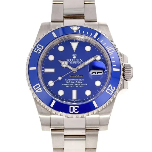 High Quality Replica Rolex Submariner Date 116619lb Caliber 3135 Automatic Movement 40mm White Gold Case Mens/unisex Watch