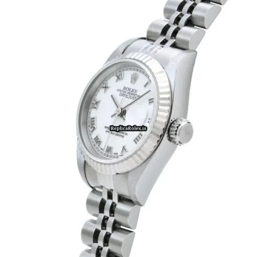 Affordable Knockoff Rolex Lady-datejust 69174 Automatic Movement 26mm Steel Case Womens Watch - Image 2