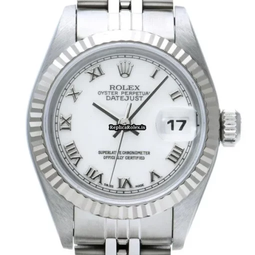 Affordable Knockoff Rolex Lady-datejust 69174 Automatic Movement 26mm Steel Case Womens Watch - Image 6