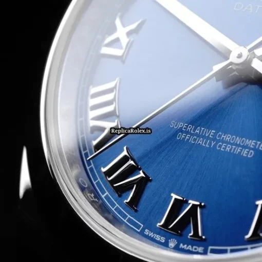 Lovely Clone Rolex Datejust 126300 Automatic Movement 41mm Steel Case Mens/unisex Watch - Image 9