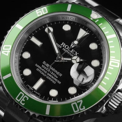 Beautiful Replica Rolex Submariner Date 16610lv 40mm Mens/unisex Watch - Image 12