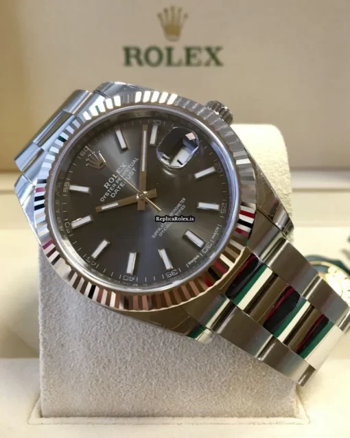 Terrific Knockoff Rolex Datejust 126334 Caliber 3235 Automatic Movement 41mm Steel Case Mens/unisex Watch - Image 7