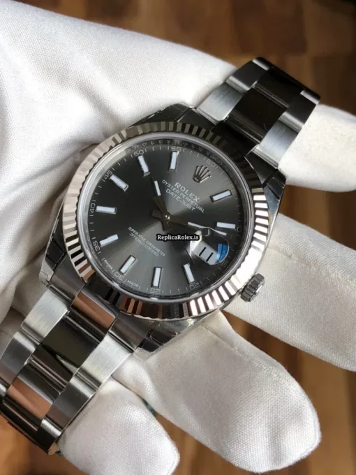 Terrific Knockoff Rolex Datejust 126334 Caliber 3235 Automatic Movement 41mm Steel Case Mens/unisex Watch - Image 8