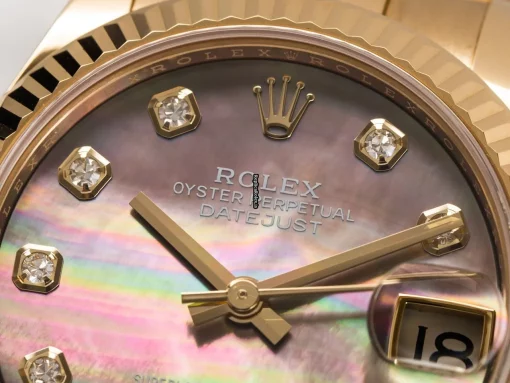 Appealing Fake Rolex Datejust 278278 Cosc Automatic Movement 31mm Yellow Gold Case Mens/unisex Watch
