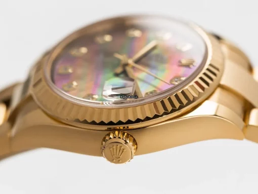 Appealing Fake Rolex Datejust 278278 Cosc Automatic Movement 31mm Yellow Gold Case Mens/unisex Watch - Image 5