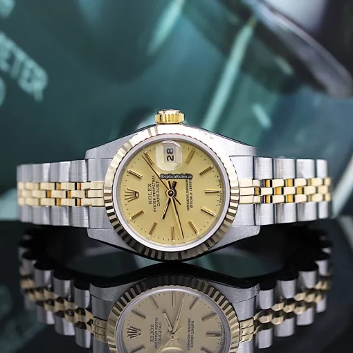 Marvellous Replica Rolex Lady-datejust 69173 Caliber 2135 Automatic Movement 26mm Steel Case Womens Watch - Image 2