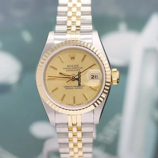 Marvellous Replica Rolex Lady-datejust 69173 Caliber 2135 Automatic Movement 26mm Steel Case Womens Watch - Image 3