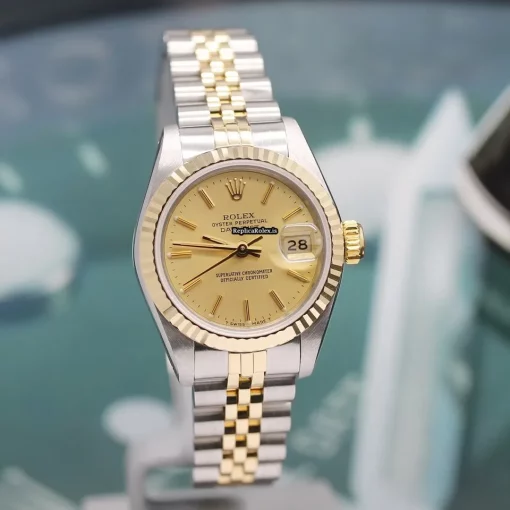 Marvellous Replica Rolex Lady-datejust 69173 Caliber 2135 Automatic Movement 26mm Steel Case Womens Watch - Image 6