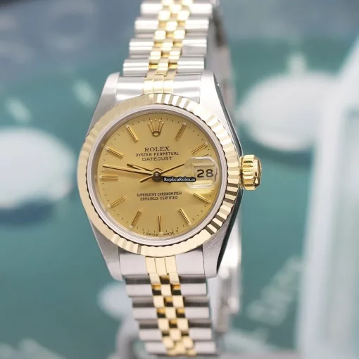 Marvellous Replica Rolex Lady-datejust 69173 Caliber 2135 Automatic Movement 26mm Steel Case Womens Watch - Image 8
