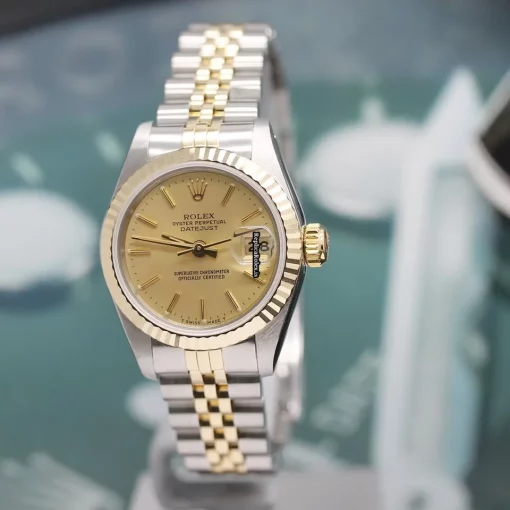 Marvellous Replica Rolex Lady-datejust 69173 Caliber 2135 Automatic Movement 26mm Steel Case Womens Watch - Image 9
