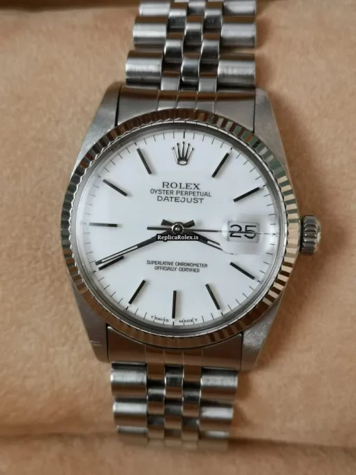 Remarkable Replica Rolex Datejust 16014 Caliber 3035 Automatic Movement 36mm Steel Case Mens/unisex Watch - Image 4