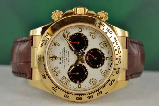 Lovely Fake Rolex Daytona 116518 Caliber 4130 Automatic Movement 40mm Yellow Gold Case Mens/unisex Watch