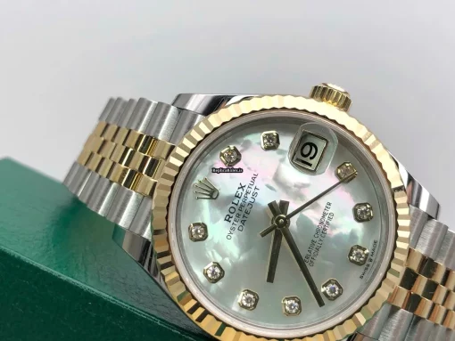 1:1 Replica Rolex Datejust 278273 Caliber 2236 Automatic Movement 31x37mm Gold/steel Case Womens Watch - Image 14