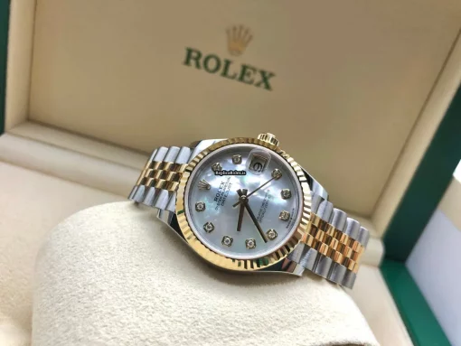 1:1 Replica Rolex Datejust 278273 Caliber 2236 Automatic Movement 31x37mm Gold/steel Case Womens Watch - Image 8