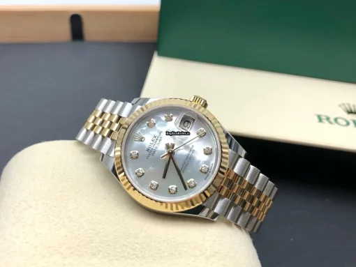 1:1 Replica Rolex Datejust 278273 Caliber 2236 Automatic Movement 31x37mm Gold/steel Case Womens Watch - Image 9