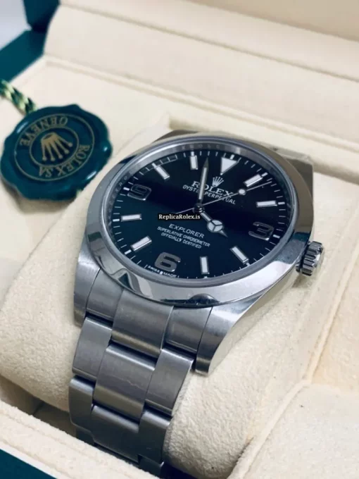 Appealing Replica Rolex Explorer 214270 Automatic Movement 39mm Steel Case Mens/unisex Watch - Image 7