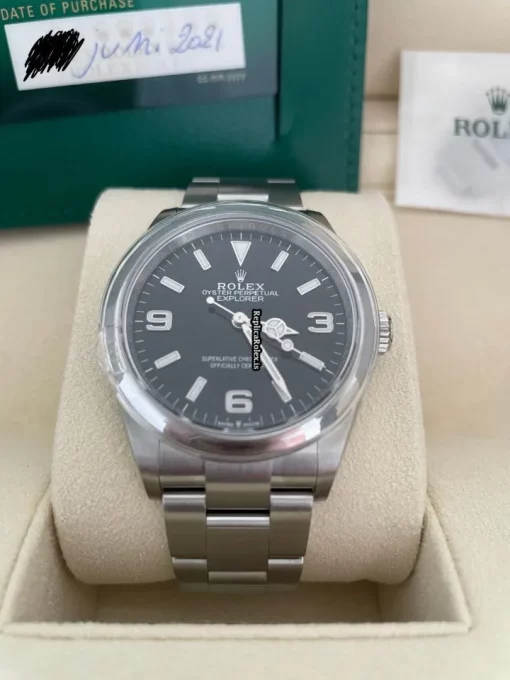 Trustworthy Replica Rolex Explorer 124270 Caliber 3230 Automatic Movement 36mm Steel Case Mens/unisex Watch - Image 3