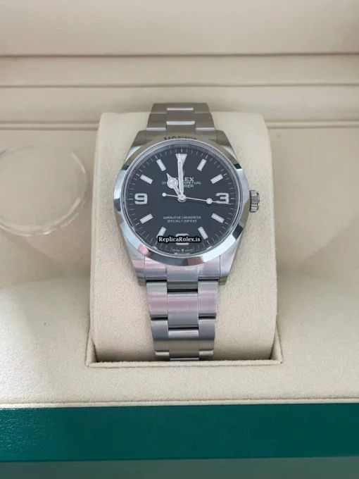 Trustworthy Replica Rolex Explorer 124270 Caliber 3230 Automatic Movement 36mm Steel Case Mens/unisex Watch - Image 6