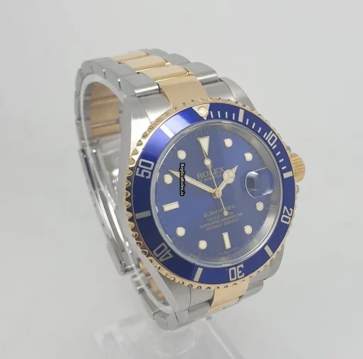 Excellent Replica Rolex Submariner Date 16613 Caliber 3135 Automatic Movement 40mm Gold/steel Case Mens/unisex Watch - Image 2