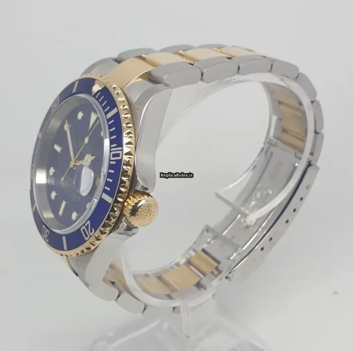 Excellent Replica Rolex Submariner Date 16613 Caliber 3135 Automatic Movement 40mm Gold/steel Case Mens/unisex Watch - Image 4