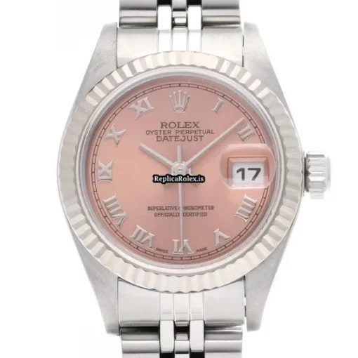 Reliable Fake Rolex Lady-datejust 79174 Automatic Movement 26mm Steel Case Womens Watch - Image 6