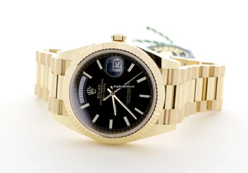 Fantastic Replica Rolex Day-date 40 228238 Caliber 3255 Automatic Movement 40mm Yellow Gold Case Mens/unisex Watch - Image 6