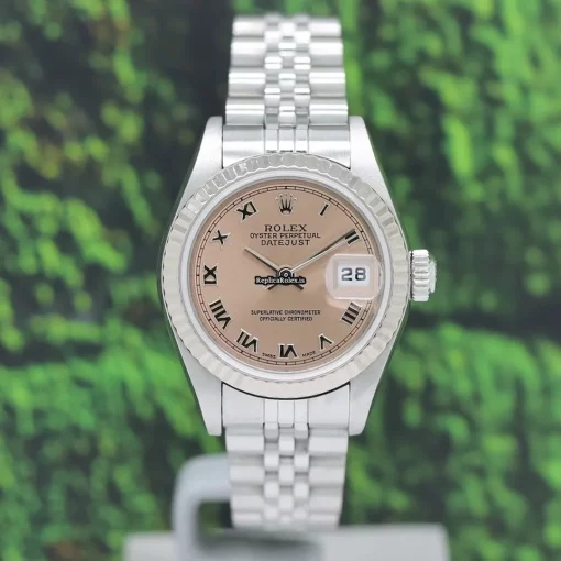 Wonderful Replica Rolex Lady-datejust 79174 Caliber 2235 Automatic Movement 26mm Steel Case Womens Watch - Image 2