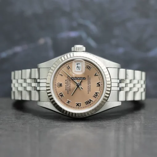 Wonderful Replica Rolex Lady-datejust 79174 Caliber 2235 Automatic Movement 26mm Steel Case Womens Watch - Image 5