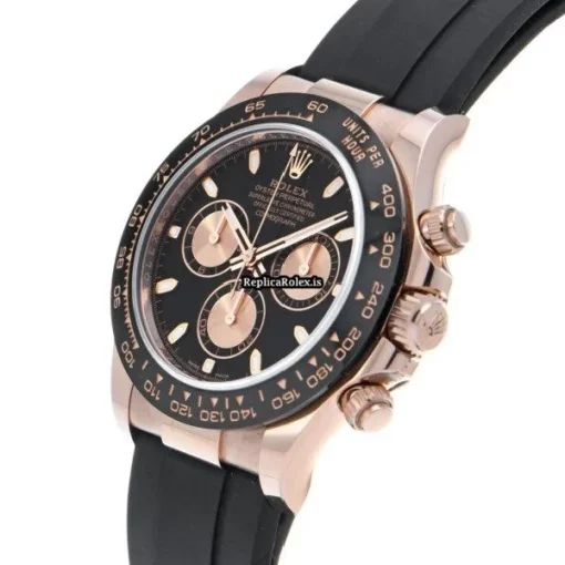 Excellent Copy Rolex Daytona 116515ln Caliber 4130 Automatic Movement 40mm Rose Gold Case Watch - Image 2