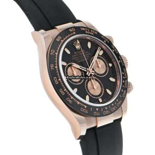 Excellent Copy Rolex Daytona 116515ln Caliber 4130 Automatic Movement 40mm Rose Gold Case Watch - Image 3