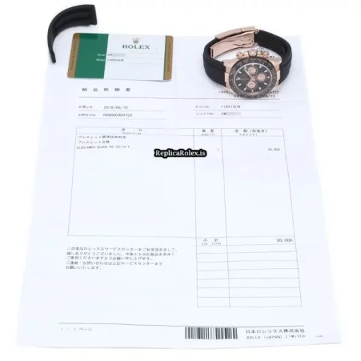 Excellent Copy Rolex Daytona 116515ln Caliber 4130 Automatic Movement 40mm Rose Gold Case Watch - Image 5
