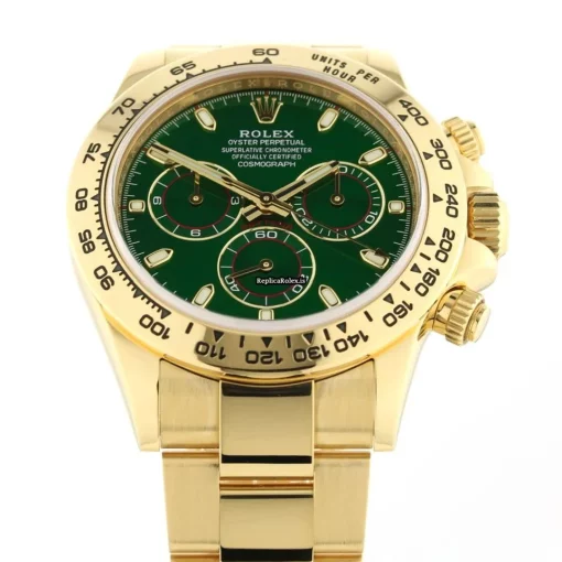 Exquisite Fakes Rolex Daytona 116508 Automatic Movement 40mm Yellow Gold Case Watch