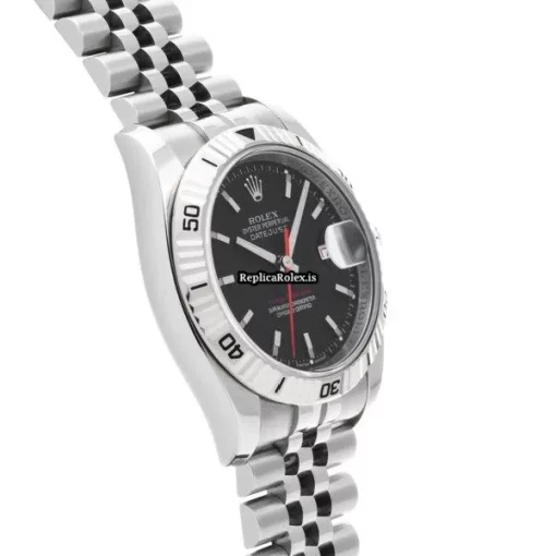 Fabulous Fake Rolex Datejust Turn-o-graph 116264 Caliber 3135 Automatic Movement 36mm Steel Case Watch - Image 3