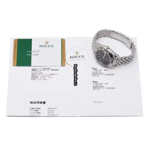 Fabulous Fake Rolex Datejust Turn-o-graph 116264 Caliber 3135 Automatic Movement 36mm Steel Case Watch - Image 5