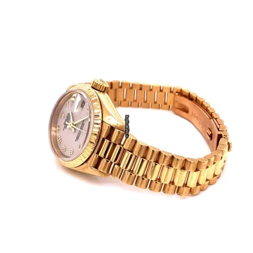 Superior Replica Rolex Lady-datejust 69178 Caliber 2135 Automatic Movement 26mm Yellow Gold Case Womens Watch - Image 11
