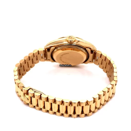 Superior Replica Rolex Lady-datejust 69178 Caliber 2135 Automatic Movement 26mm Yellow Gold Case Womens Watch - Image 7