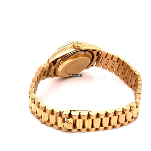 Superior Replica Rolex Lady-datejust 69178 Caliber 2135 Automatic Movement 26mm Yellow Gold Case Womens Watch - Image 8