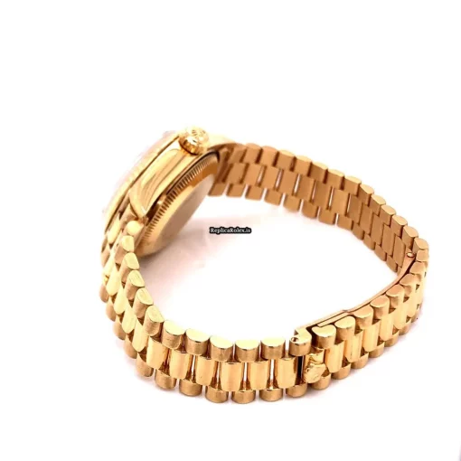 Superior Replica Rolex Lady-datejust 69178 Caliber 2135 Automatic Movement 26mm Yellow Gold Case Womens Watch - Image 9