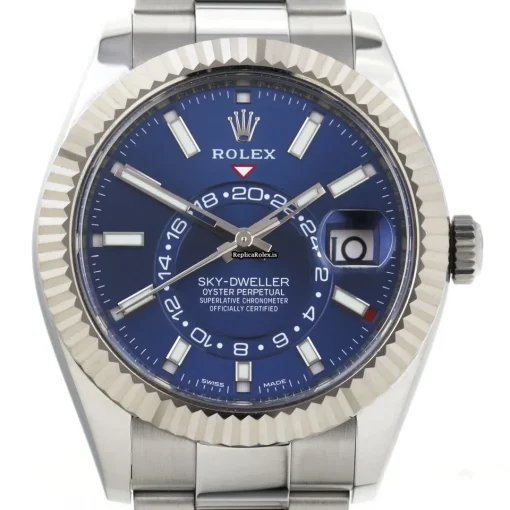Remarkable Fake Rolex Sky-dweller 326934 Automatic Movement 42mm Steel Case Watch - Image 2