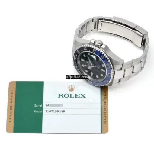 Beautiful Replica Rolex Gmt-master II 116710blnr Caliber 3186 Automatic Movement 40mm Steel Case Watch - Image 5