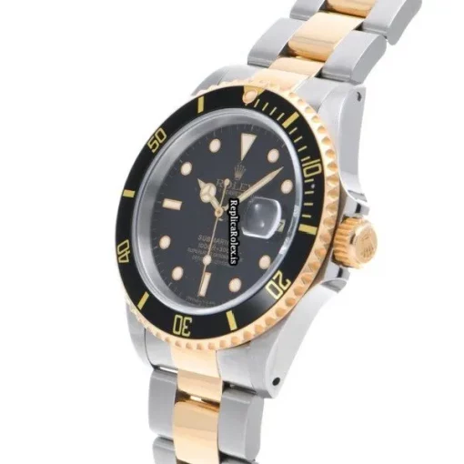 Top Replica Rolex Submariner Date 16613 Caliber 3135 Automatic Movement 40mm Steel Case Watch - Image 2
