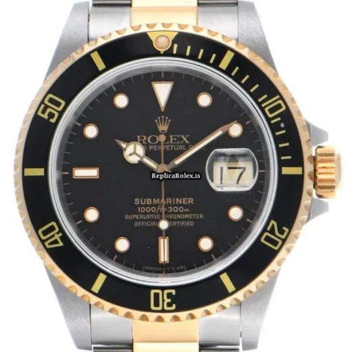 Top Replica Rolex Submariner Date 16613 Caliber 3135 Automatic Movement 40mm Steel Case Watch - Image 5