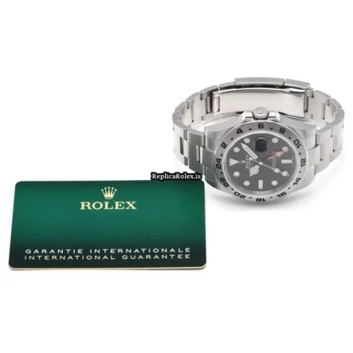 Excellent Fake Rolex Explorer II 216570 Caliber 3187 Automatic Movement 42mm Steel Case Watch - Image 5