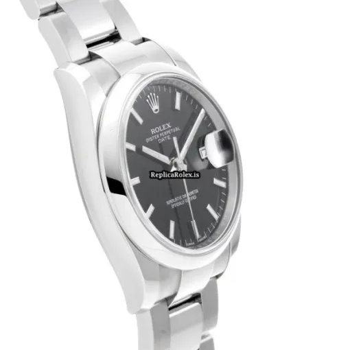 Fabulous Replica Rolex Oyster Perpetual Date 115200 Caliber 3135 Automatic Movement 34mm Steel Case Watch - Image 3