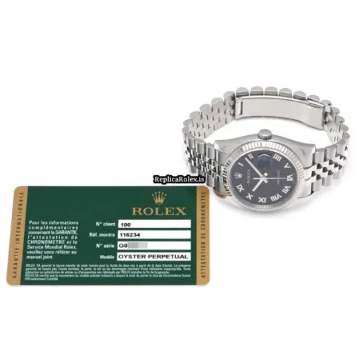 Durable Replica Rolex Datejust 116234 Automatic Movement 36mm Steel Case Watch - Image 5