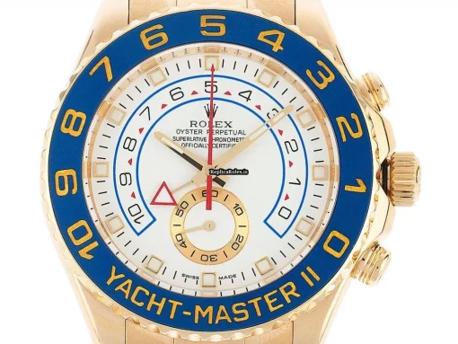 Defect Replica Rolex Yacht-master II 116688 Caliber 4161 Automatic Movement 44mm Yellow Gold Case Mens/unisex Watch