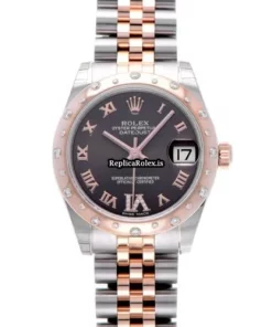 Marvellous Replicas Rolex Lady-datejust 178341 Automatic Movement 31mm Steel Case Watch