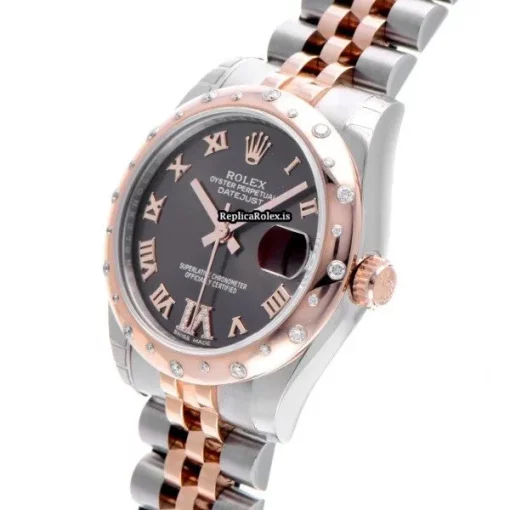 Marvellous Replicas Rolex Lady-datejust 178341 Automatic Movement 31mm Steel Case Watch - Image 2