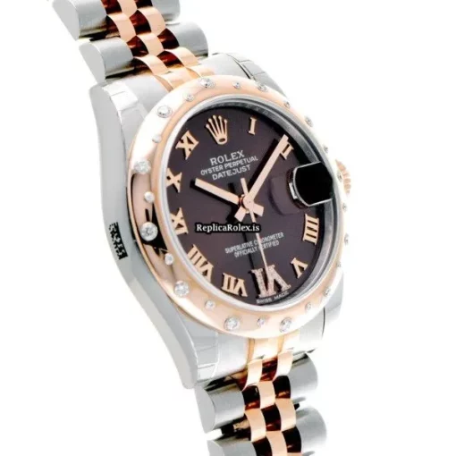 Marvellous Replicas Rolex Lady-datejust 178341 Automatic Movement 31mm Steel Case Watch - Image 3