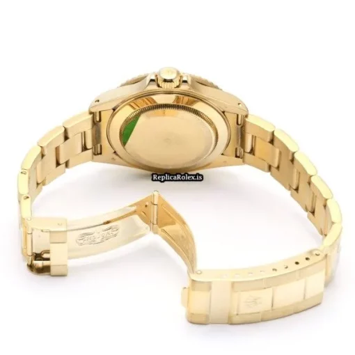 Lovely Clone Rolex Submariner Date 16618 Caliber 3135 Automatic Movement 40mm Yellow Gold Case Watch - Image 4
